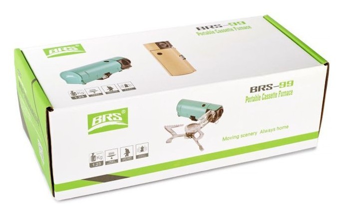 Газовий пальник BRS-99b бірюзовий, укр, укр