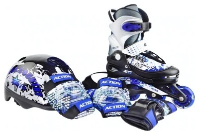 Роликовые коньки Action ZERO (компл)/Blue/26-29