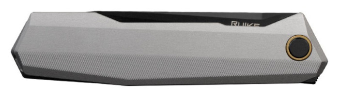 Ніж складаний туристичний Ruike P166-AК, (9.2 см) 14C28N / Aluminum сірий