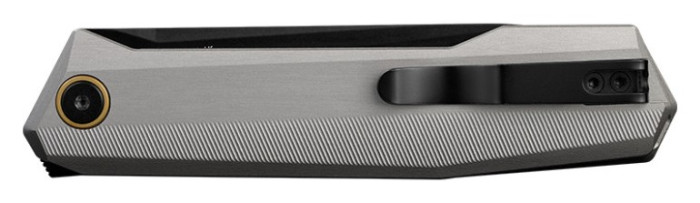 Ніж складаний туристичний Ruike P166-AК, (9.2 см) 14C28N / Aluminum сірий