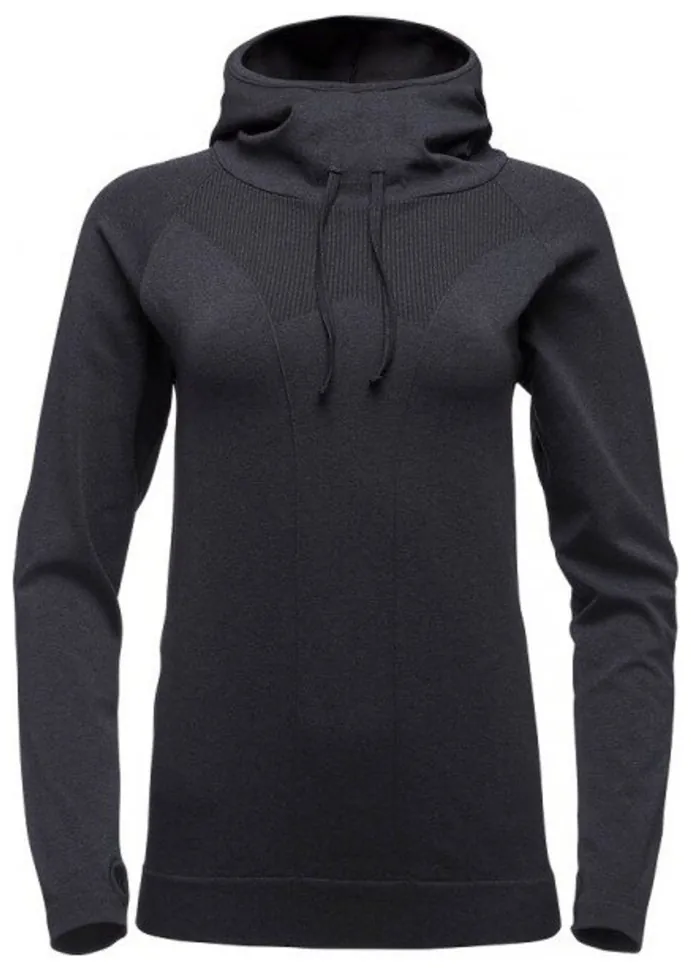 Жіноча худі з рукавом реглан Black Diamond W Crux Hoody, Carbon, р. L (SHM_BD 752120.0003-L)