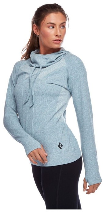Жіноча худі з рукавом реглан Black Diamond W Crux Hoody, Carbon, р. L