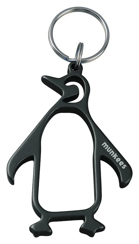 Munkees 3430 брелок-відкривальник Penguin black (3430-BK)