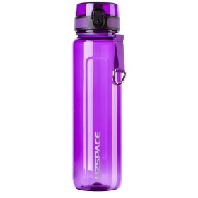 Бутылка для воды UZSPACE Twisted 1000 мл фиолетовая