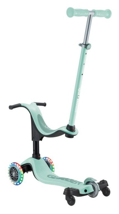 Самокат GLOBBER серії GO UP SPORTY 360 м"ятно-фісташковий, до 20/50кг 1+, колеса з підсв.