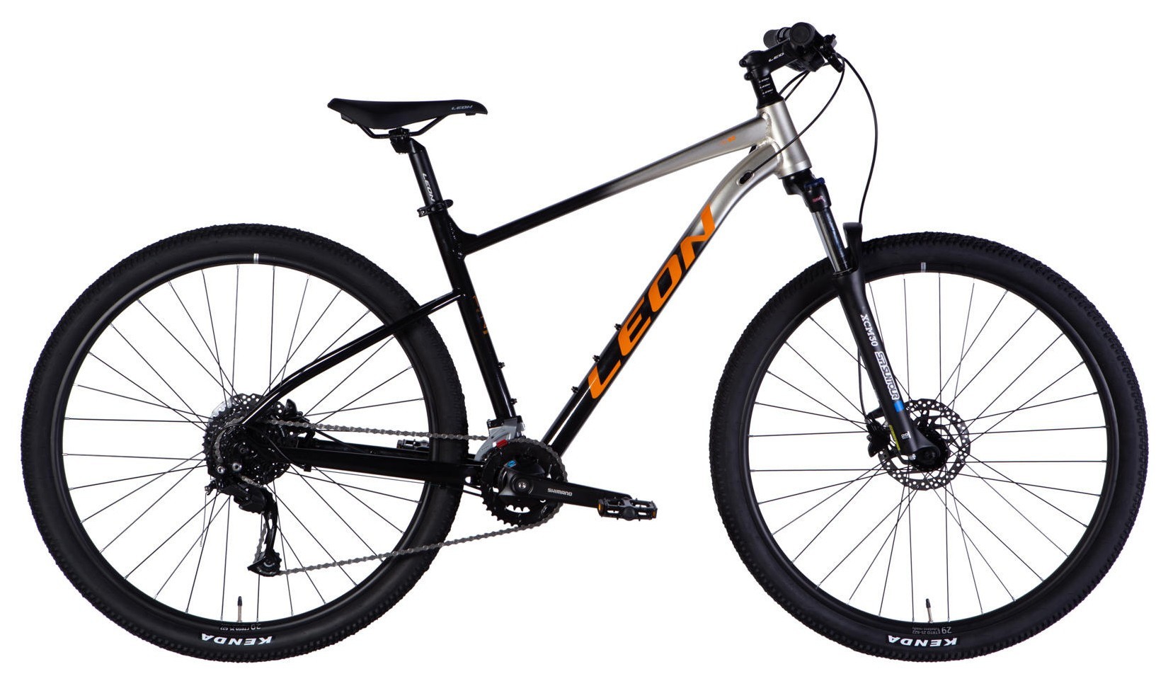 Велосипед AL 29" Leon TN 80 HDD рама-19" срiблястий з чорним 2025
