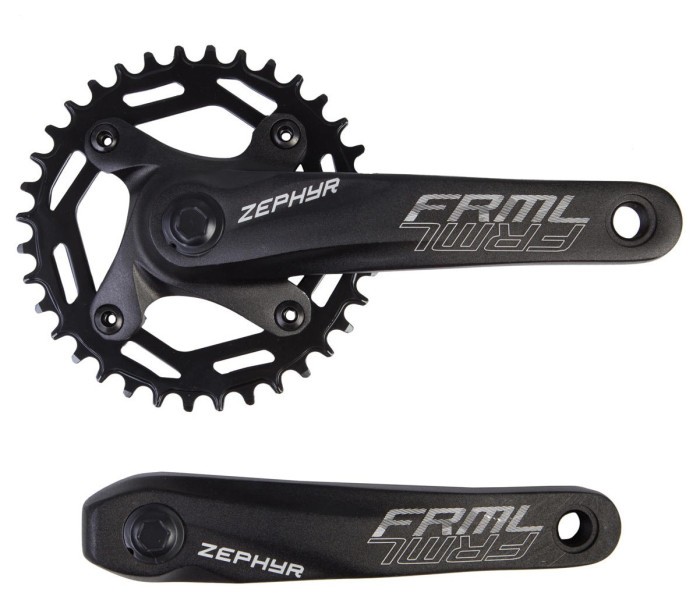 Шатун Алюминий L170мм 36T под квадрат HX HX-A024 черный