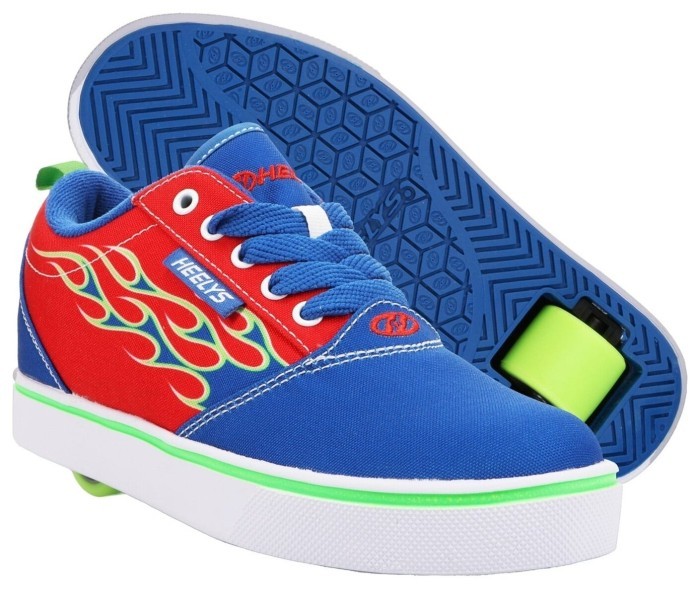 Роликові кросівки Heelys Pro 20 Red Blue Neon Green HE100999, укр, укр