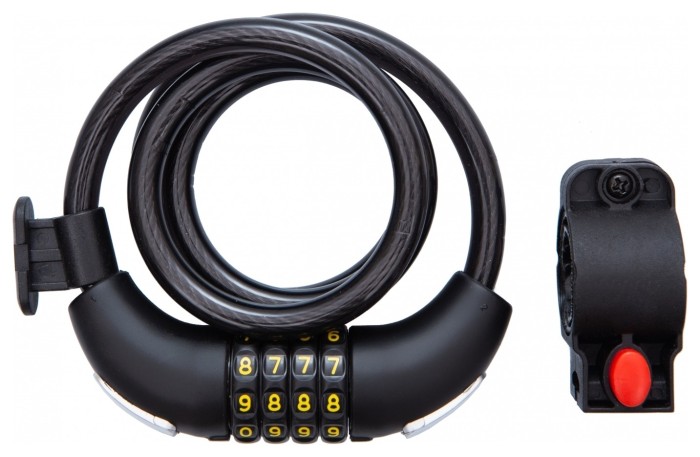 Замок троса. под ключ BRAVVOS LOC-148 10ммX1000мм