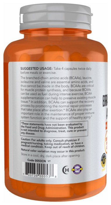 Branched-Chain Amino Acids - 240 vcaps