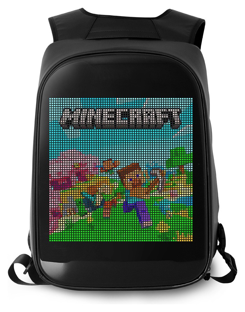 Рюкзак Pixel Pro Max SB9711 Black з LED екраном