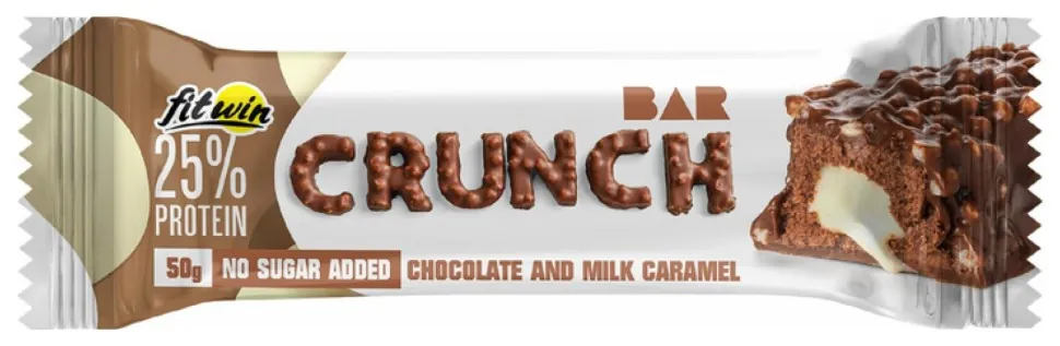 Crunch Bar - 12x50g Chocolate and Milk Caramel