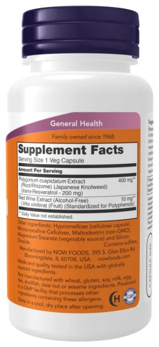 Resveratrol 200 mg - 120 vcaps
