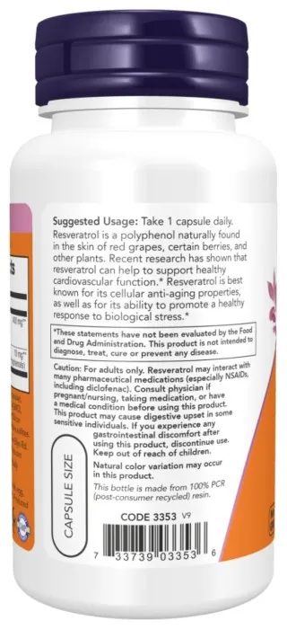Resveratrol 200 mg - 120 vcaps