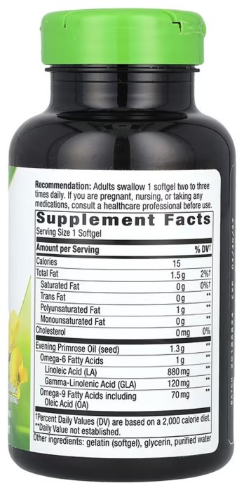 Evening Primrose Oil 1300 mg - 60 softgels