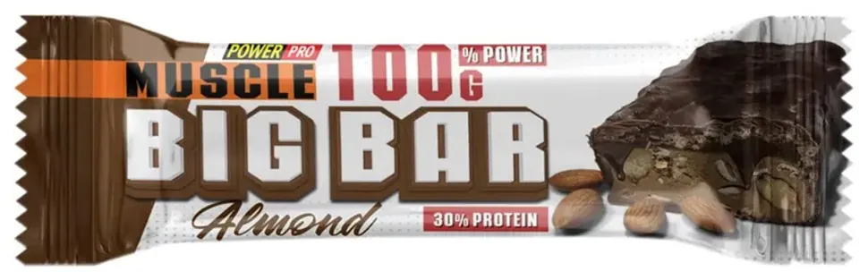 Muscle Big Bar 30% - 10x100g Almond (DSN_2023-10-7779)