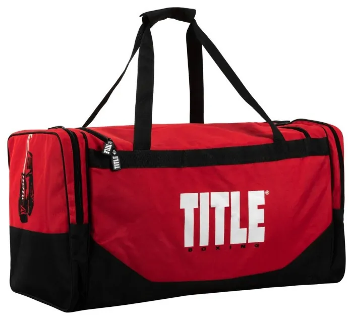 Спортивна сумка TITLE Boxing Deluxe Gear Bag Red (70арк.)