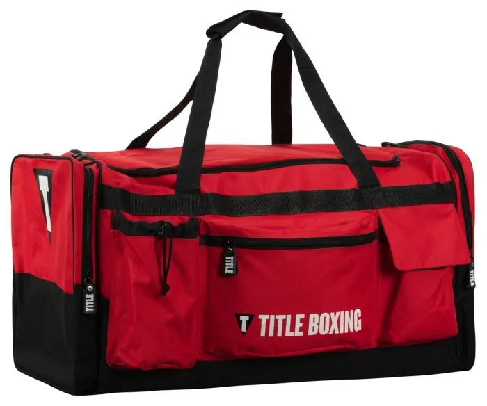 Спортивна сумка TITLE Boxing Deluxe Gear Bag Red (70арк.)
