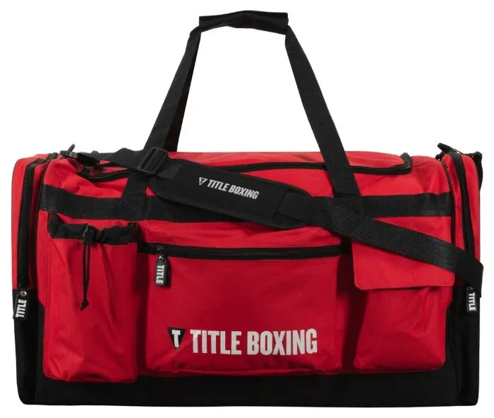 Спортивна сумка TITLE Boxing Deluxe Gear Bag Red (70арк.)