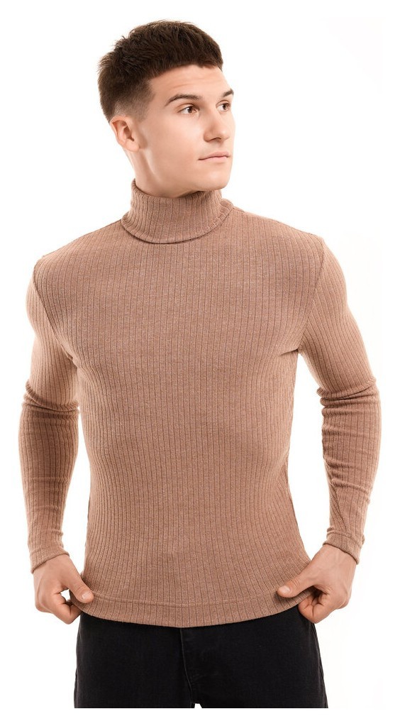 Чоловічий гольф Pobedov Prestige. Коричневий гольф для чоловіків. Гольф ангора чоловічий. Гольф мокко