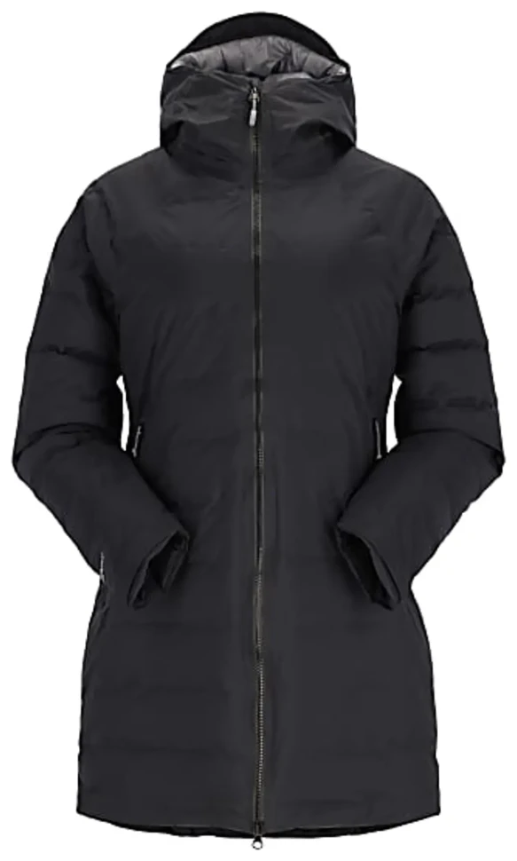 Зимова куртка-парка жіноча Rab Valiance Parka W Black, M (SHM_RB QDB-51-BLK-12)