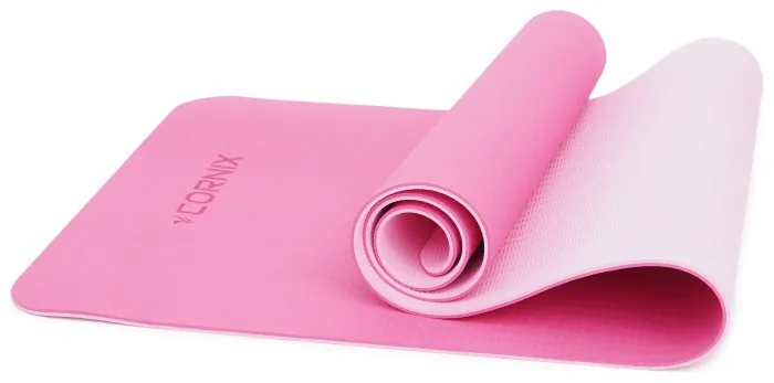 Коврики спортивные Cornix TPE 183 x 61 x 0.6 см для йоги и фитнеса XR-0005 Pink/Rose