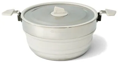 Каструля складана Sea to Summit Detour Stainless Steel Collapsible Pot 5 L, Moonstruck Grey
