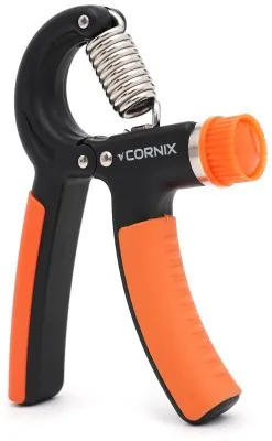 Еспандер кистьовий Cornix 5-60 кг з регульованим навантаженням XR-0144 Black/Orange