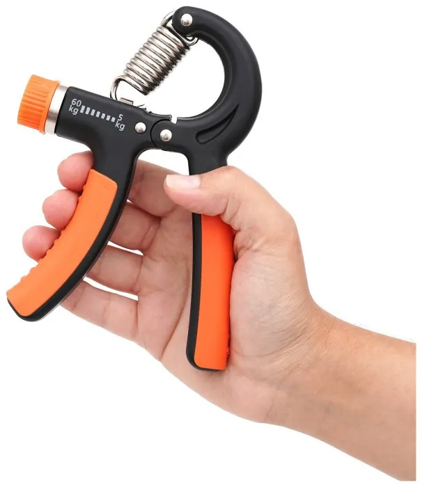Еспандер кистьовий Cornix 5-60 кг з регульованим навантаженням XR-0144 Black/Orange