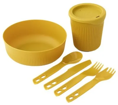 Набір посуду Sea to Summit Passage Dinnerware Set, 1P, 6 Piece, Arrowwood Yellow