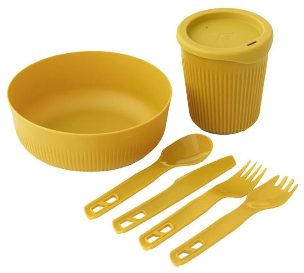 Набір посуду Sea to Summit Passage Dinnerware Set, 1P, 6 Piece, Arrowwood Yellow (SHM_STS ACK037051-120913)