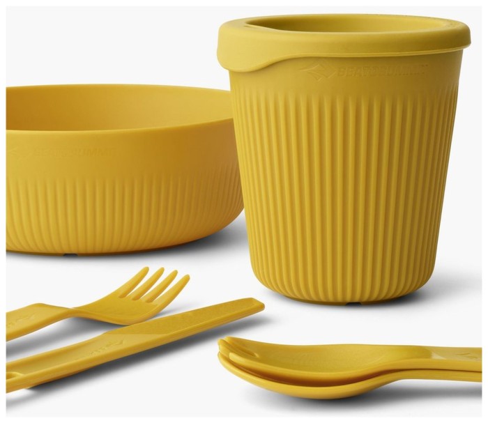 Набір посуду Sea to Summit Passage Dinnerware Set, 1P, 6 Piece, Arrowwood Yellow