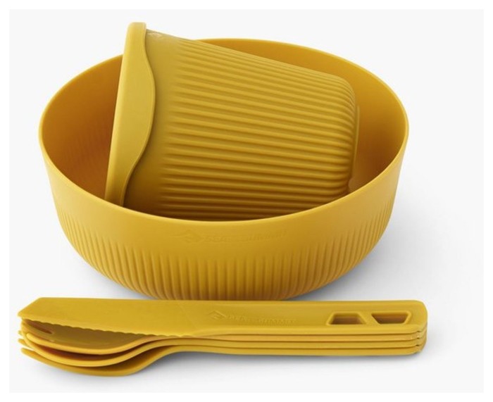 Набір посуду Sea to Summit Passage Dinnerware Set, 1P, 6 Piece, Arrowwood Yellow