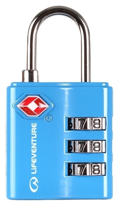 Замок Lifeventure TSA Combi Lock aqua, укр, укр