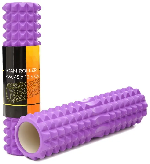 Масажний ролик Cornix EVA 45 x 12.5 см (валик, роллер) XR-0333 Violet