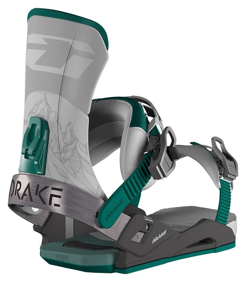 Кріплення для сноуборду Drake SUPERSPORT M/L Grey/black/green (71181037)