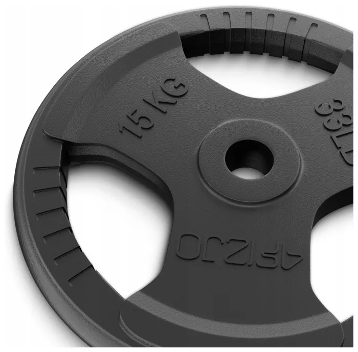 Диск металлический 4FIZJO 2 x 15 кг 26 мм Black (P-5905973401371)