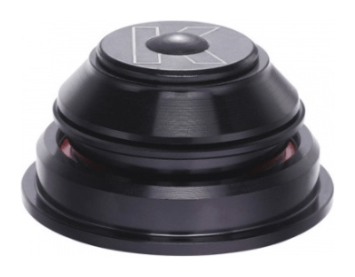 Рульова колонка б/різьб. п/інтегр. 1-1/8”-1.5”&quot; KENLI KL-B332 на пром. підшипн. чорний (м) з перехідником на вилку (tapered) (чорний (м))