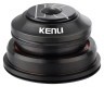 Рульова колонка б/різьб. п/інтегр. 1-1/8”-1.5”" KENLI KL-B332 на пром. підшипн. чорний (м) з перехідником на вилку (tapered) (чорний (м)), укр