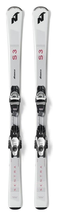 Лежи горные комплект Nordica SENTRA S2 FDT+TP2 COMP10 156см White/grey/black (0A0270+0C8020SB002)