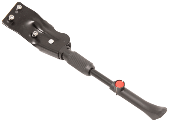 Підніжка ROU HS-006B збоку задня телескопічна для 24"- 26", кріплення за перо рами, чорна, укр