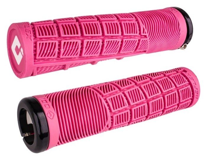 Грипси ODI Reflex v2.1 Lock-On MTB Closed End 135mm Pink, укр, укр