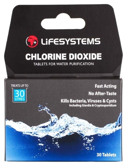 Таблетки для дезинфекции воды Lifesystems Chlorine Dioxide