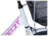 Велосипед ST 20" Formula SMART Vbr рама- с багажником задн. St с корзиной Pl с крылом St 2024 (белый) Фото - 1