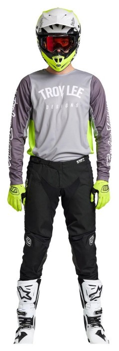 Мото джерсі TLD GP PRO JERSEY BOLTZ [SILVER/GLO GREEN] XXL