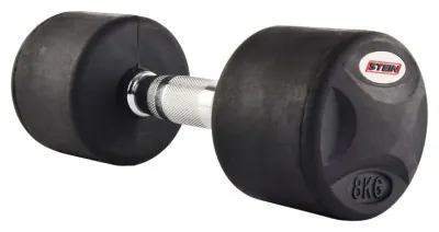 Гантель прорезиненный Stein 8 кг