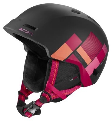 Шлем Cairn Meteor mat black-fuchsia piet