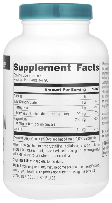 Magnesium Glycinate - 180 tabs