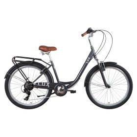 Велосипед 26&quot; Dorozhnik LUX PH 2022 (темно-сірий)