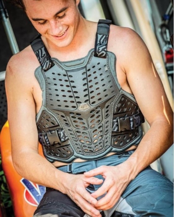 Захист тіла TLD ROCKFIGHT CHEST PROTECTOR [WHITE] XS/S, укр, укр